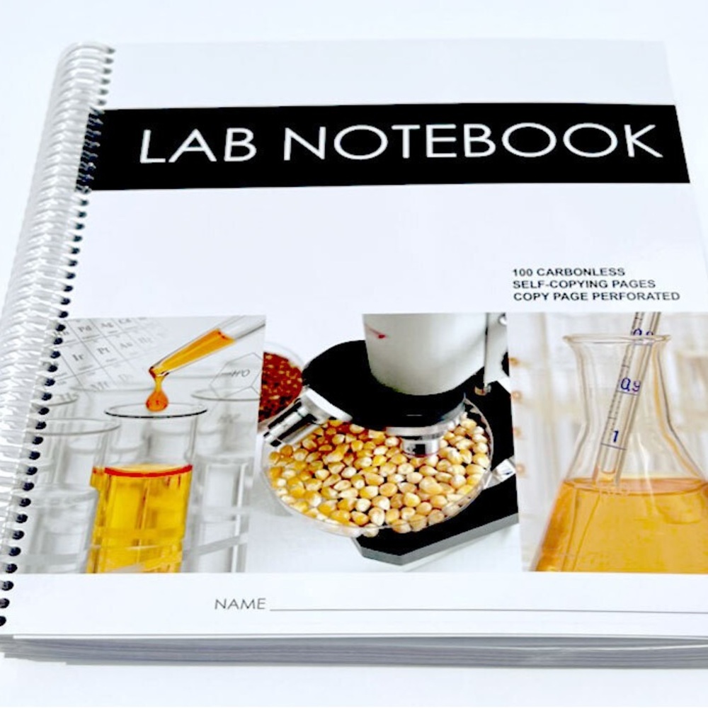 Lab Notebook with Spiral Binding